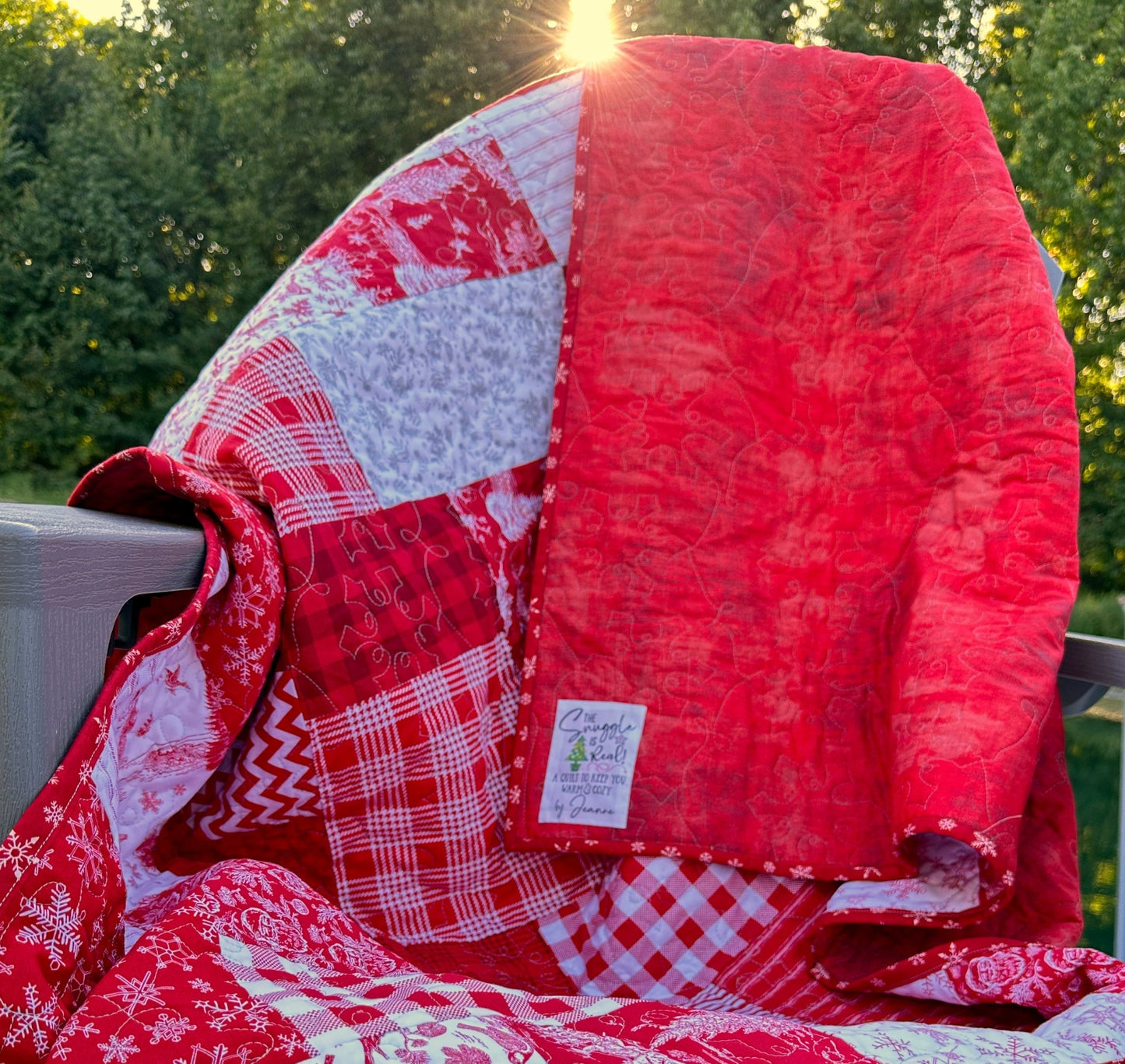 The Snuggle is Real! Christmas Quilt Labels - Jammin Threads