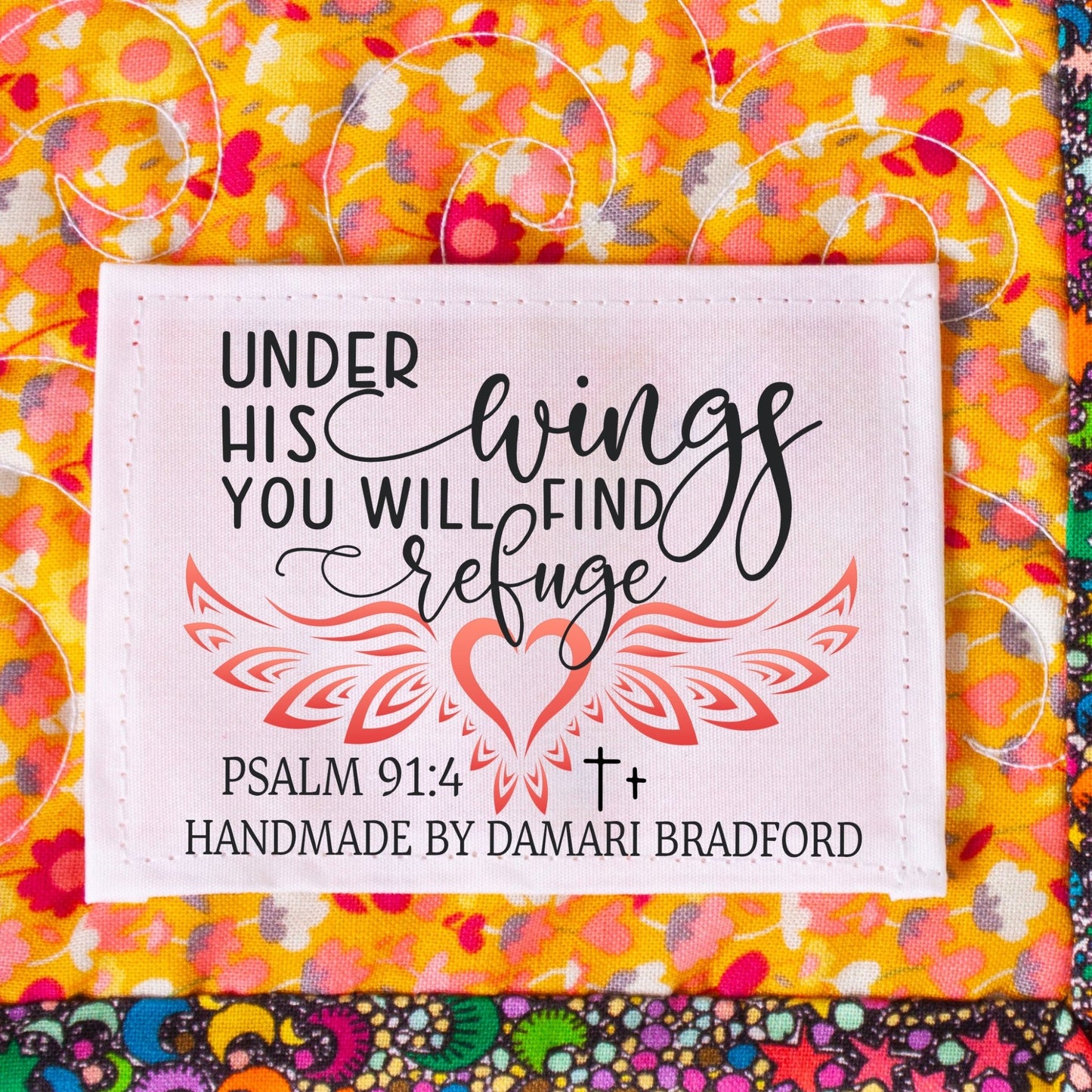 Under His wings You will find Refuge - Jammin Threads