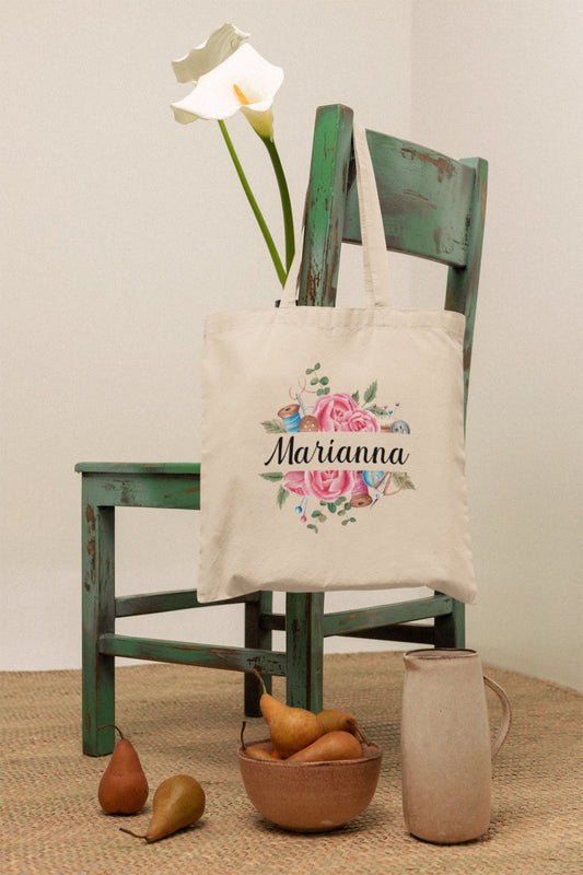 Unused Fabric Club - Personalized Tote Bag - Jammin Threads