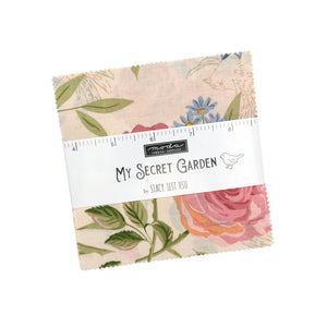 charm pack quilt fabric My Secret Garden