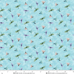 Happy Campers Dragonflies Quilt Fabric by Sharon Kuplack for Henry Glass