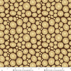 Happy Campers Tree Rings Quilt Fabric by Sharon Kuplack for Henry Glass