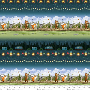 Happy Campers quilt fabric
