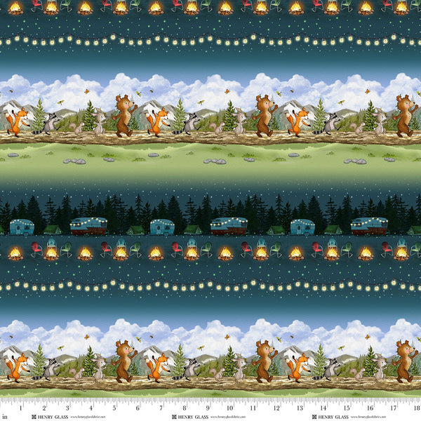 Happy Campers quilt fabric
