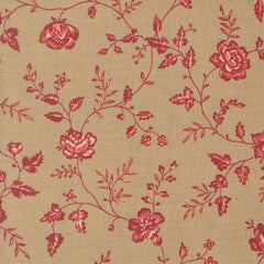 Le Jardin Rouge Quilt Fabric by French General Roche 36155 13