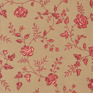 Le Jardin Rouge Quilt Fabric by French General Roche 36155 13