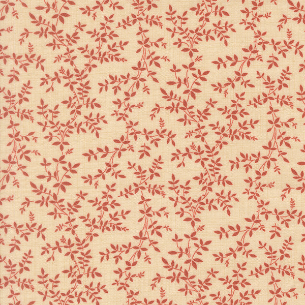Le Jardin Rouge Quilt Fabric by French General Pearl 36156 15