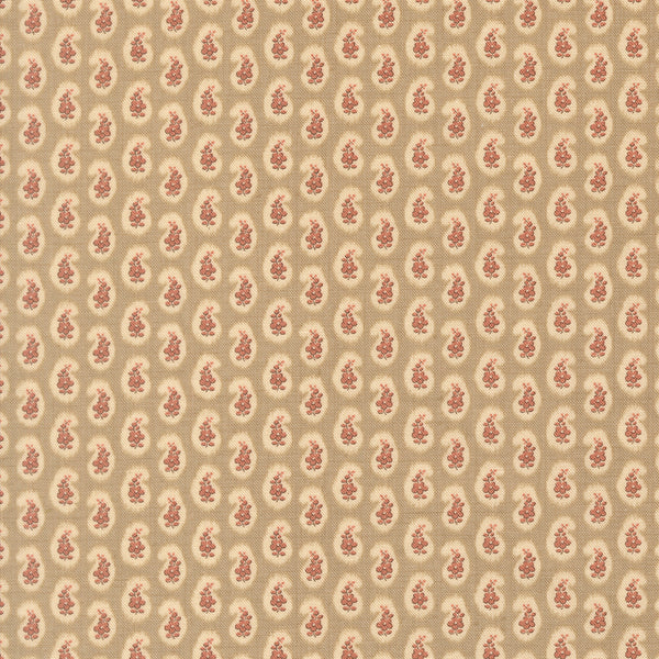 Le Jardin Rouge Quilt Fabric by French General Roche 36157 13