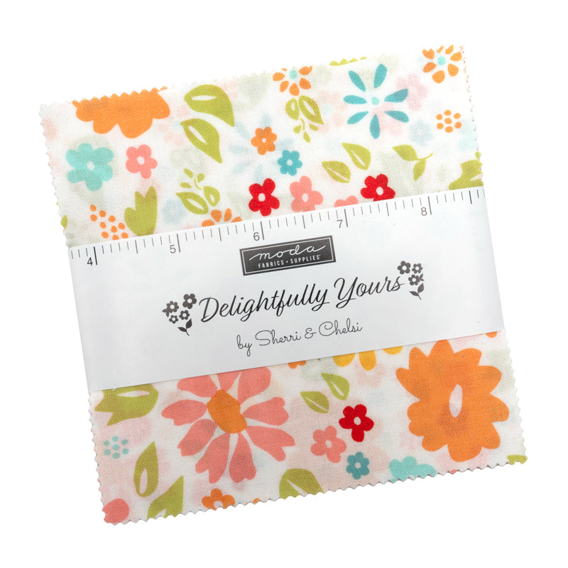 Eclairs Quilt Kit – Delightfully Yours Fabric by Sherri & Chelsi for Moda | 72.5" x 72.5" Quilt Top + Personalized Satin Tag