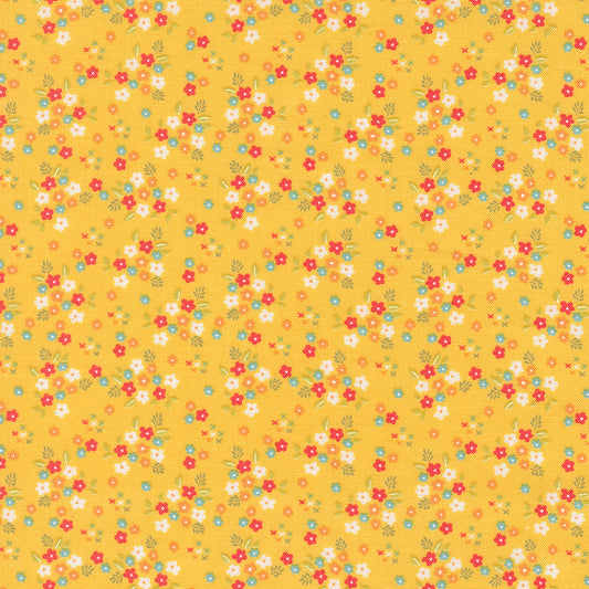 Delightfully Yours Quilt Fabric by Sherri & Chelsi Buttercup 37705 12
