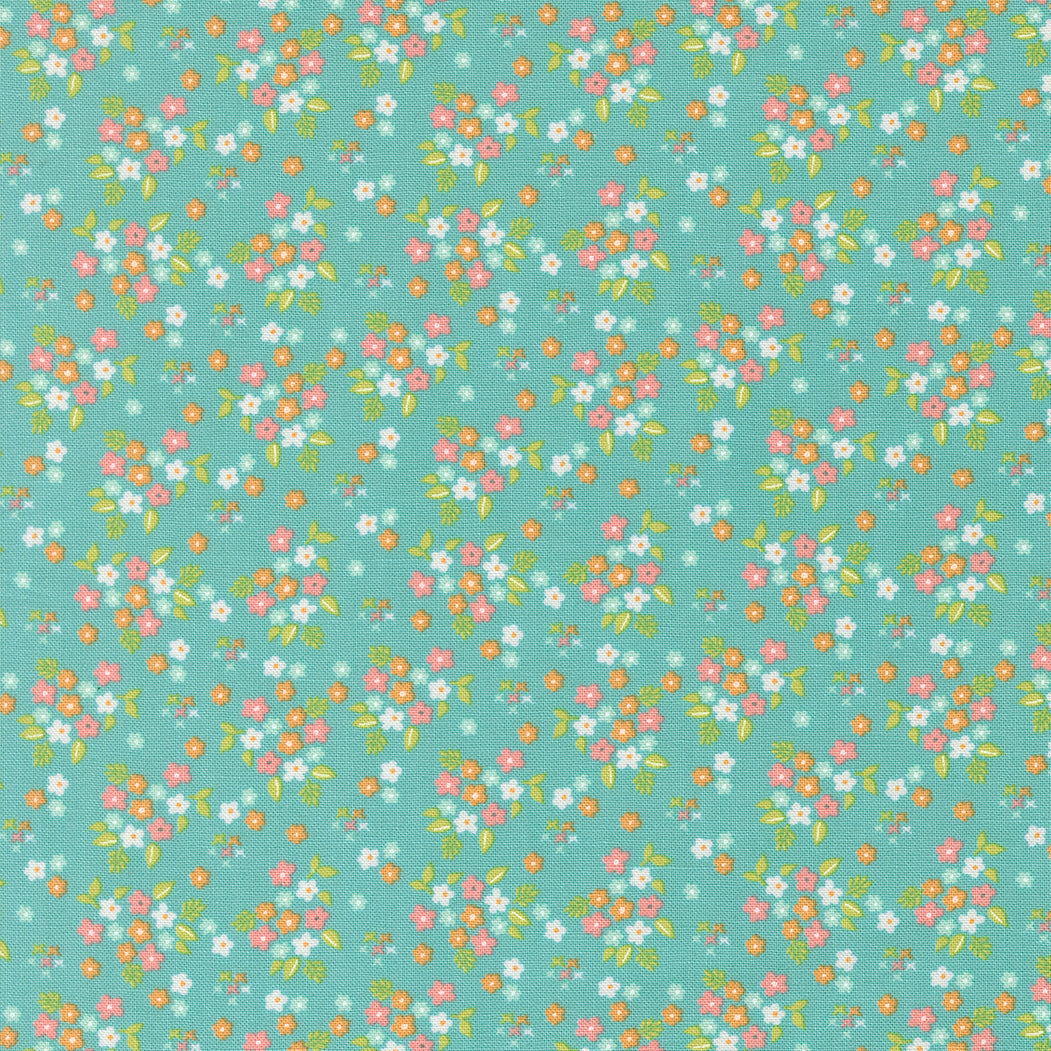 Delightfully Yours Quilt Fabric by Sherri & Chelsi Poolside 37705 18