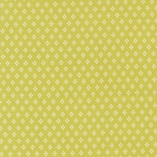Delightfully Yours Quilt Fabric by Sherri & Chelsi Chartreuse 37707 14