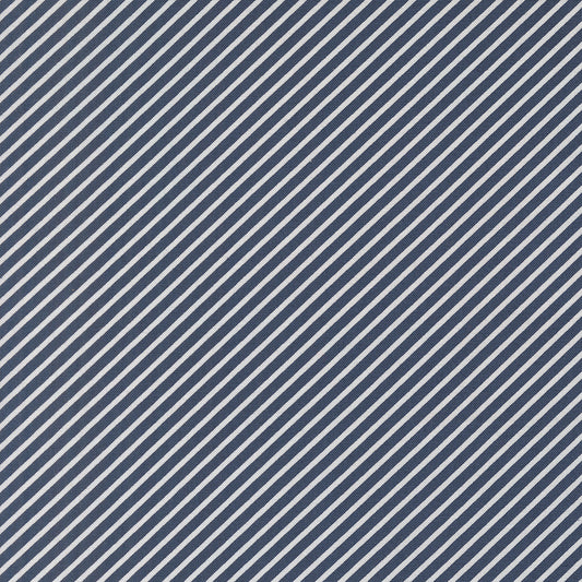 Delightfully Yours Quilt Fabric by Sherri & Chelsi Navy 37708 19