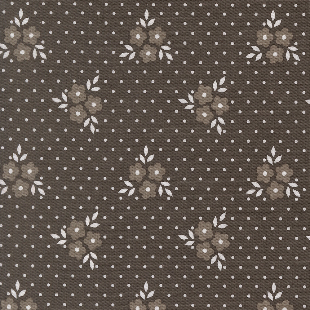 Birch & Willow Quilt Fabric Charcoal 37727 18 by Sherri & Chelsi for Moda Fabrics