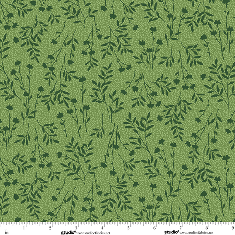Bar Harbor Quilt Fabric by Chelsie Design Works | Wildflower Spring Green