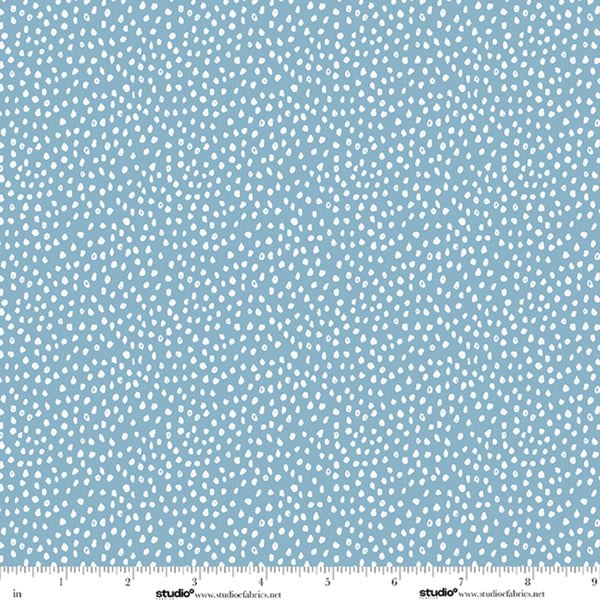 Bar Harbor Quilt Fabric by Chelsie Design Works | Freckle Sky Blue