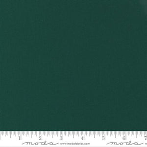 Bella Solids Quilt Fabric Christmas Green 9900 14 by Moda Fabrics