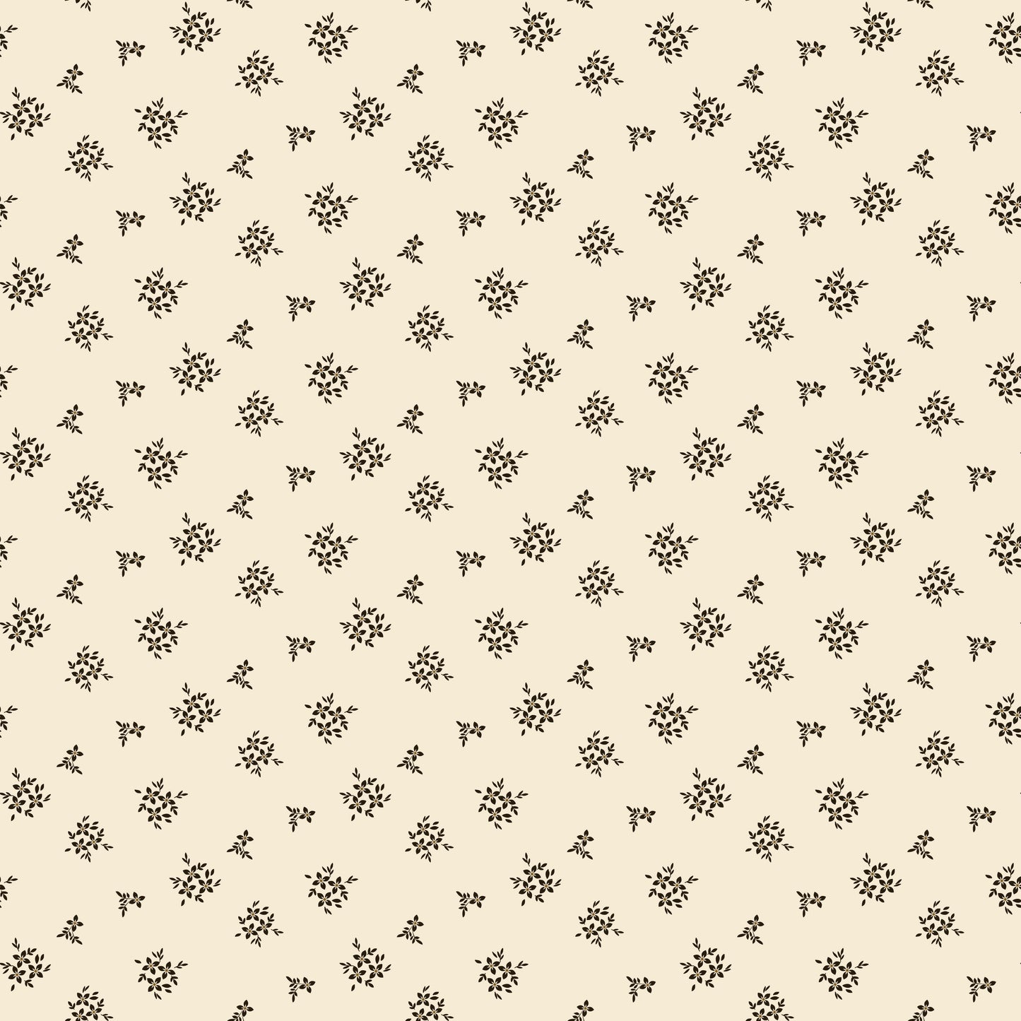 Morning Latte Quilt Fabric by Sandy Gervais Ditsy Late C16926-LATTE