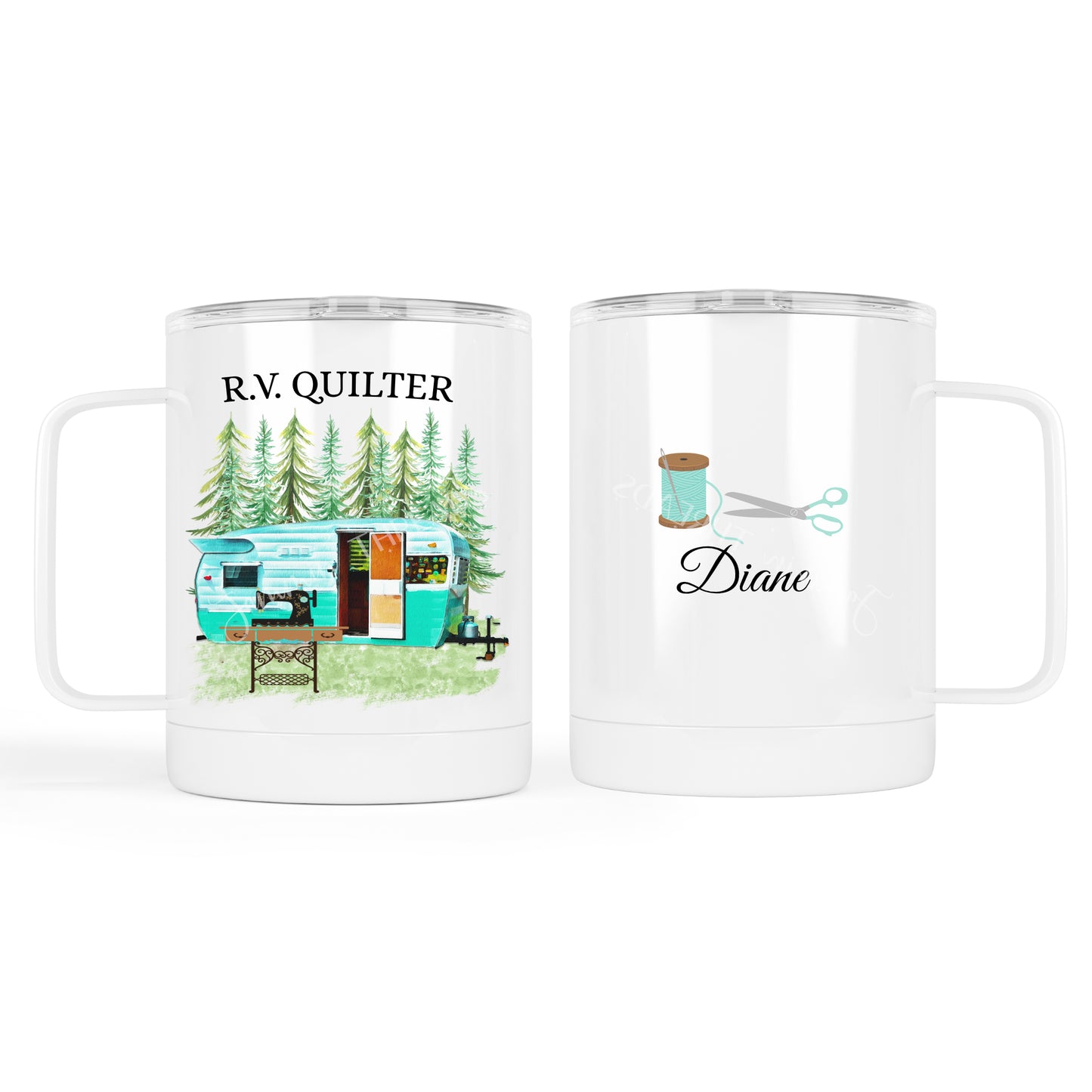 RV Quilter Personalized drinkware