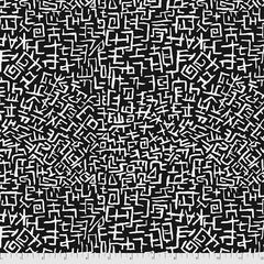 Brandon Mably Amaze Black quilting cotton fabric from the Kaffe Fassett Collective