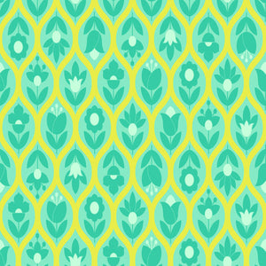 Legendary Quilt Fabric by Tula Pink | Beg Your Garden - Apple