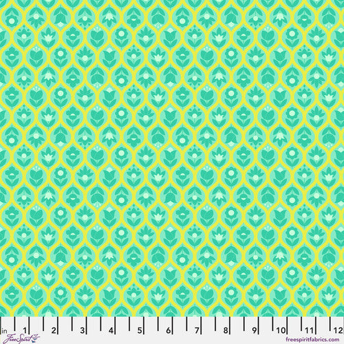 Legendary Quilt Fabric by Tula Pink | Beg Your Garden - Apple
