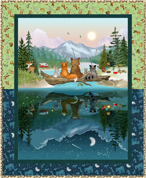 Happy Camper kid's quilt kit
