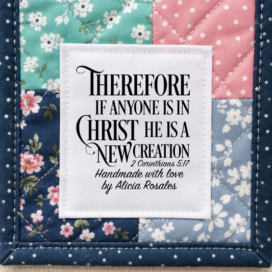 personalized quilt labels