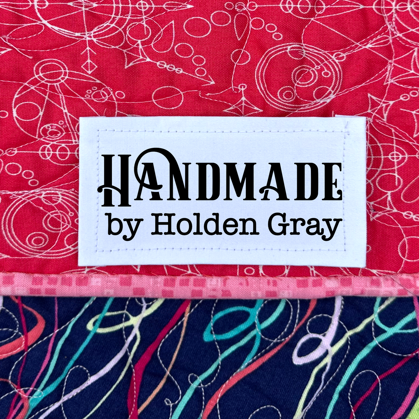 Unique and modern quilt labels