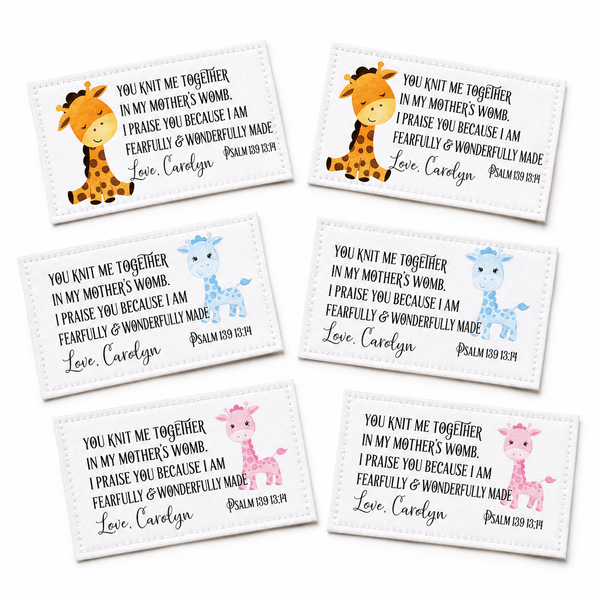 baby quilt labels