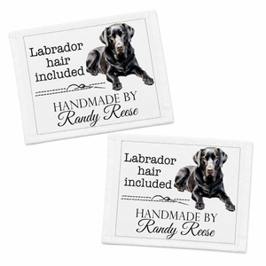 black lab quilt labels