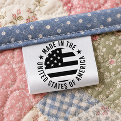 made in the usa quilt tags