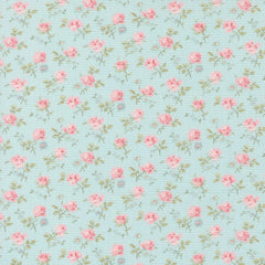Abide Quilt Fabric by Brenda Riddle Designs Light Blue 18791 14 for Moda Fabrics - Jammin Threads
