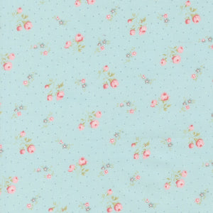 Abide Quilt Fabric by Brenda Riddle Designs Light Blue 18792 14 for Moda Fabrics - Jammin Threads