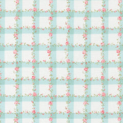 Abide Quilt Fabric by Brenda Riddle Designs Light Blue 18793 24 for Moda Fabrics - Jammin Threads
