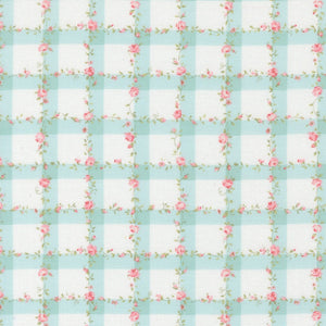 Abide Quilt Fabric by Brenda Riddle Designs Light Blue 18793 24 for Moda Fabrics - Jammin Threads