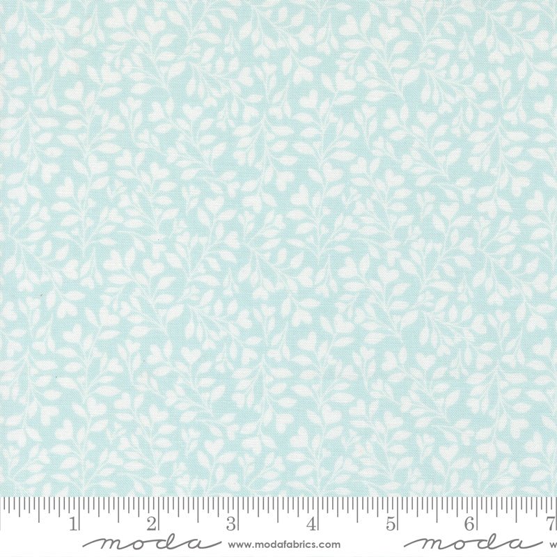 Abide Quilt Fabric by Brenda Riddle Designs Light Blue 18794 14 for Moda Fabrics - Jammin Threads