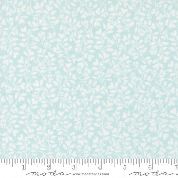 Abide Quilt Fabric by Brenda Riddle Designs Light Blue 18794 14 for Moda Fabrics - Jammin Threads