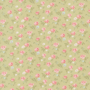 Abide Quilt Fabric by Brenda Riddle Designs Light Green 18791 15 for Moda Fabrics - Jammin Threads