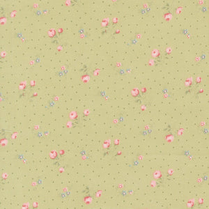 Abide Quilt Fabric by Brenda Riddle Designs Light Green 18792 15 for Moda Fabrics - Jammin Threads