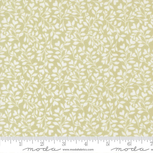 Abide Quilt Fabric by Brenda Riddle Designs Light Green 18794 15 for Moda Fabrics - Jammin Threads