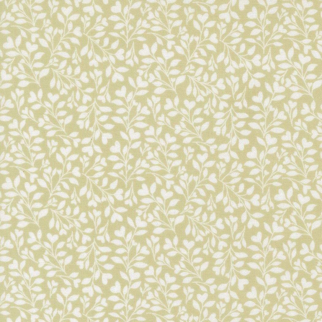 Abide Quilt Fabric by Brenda Riddle Designs Light Green 18794 15 for Moda Fabrics - Jammin Threads
