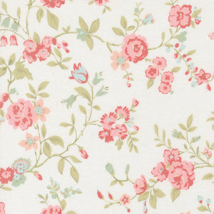 Abide Quilt Fabric by Brenda Riddle Designs Linen White 18790 11 - Jammin Threads