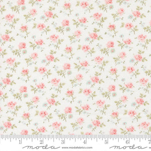 Abide Quilt Fabric by Brenda Riddle Designs Linen White 18791 11 for Moda Fabrics - Jammin Threads
