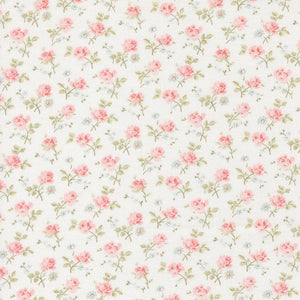 Abide Quilt Fabric by Brenda Riddle Designs Linen White 18791 11 for Moda Fabrics - Jammin Threads