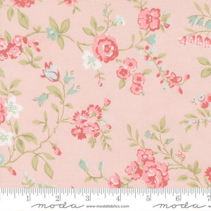 Abide Quilt Fabric by Brenda Riddle Designs Pink 18790 12 for Moda Fabrics - Jammin Threads