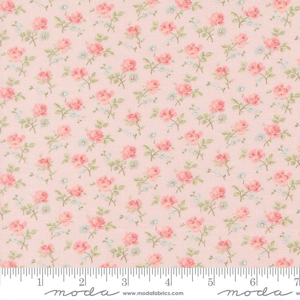Abide Quilt Fabric by Brenda Riddle Designs Pink 18791 12 for Moda Fabrics - Jammin Threads