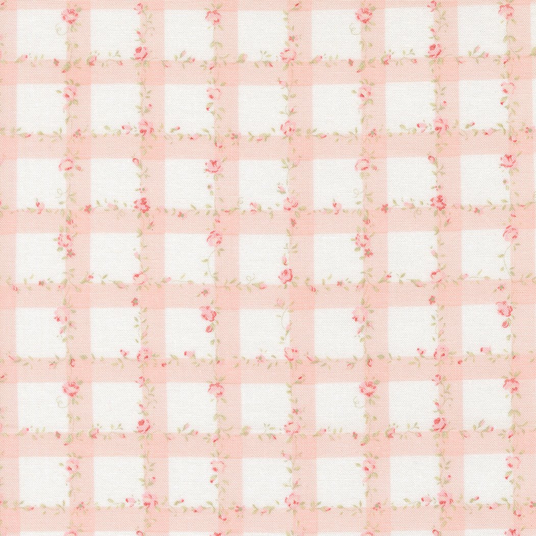 Abide Quilt Fabric by Brenda Riddle Designs Pink 18793 11 for Moda Fabrics - Jammin Threads