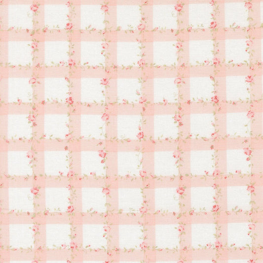 Abide Quilt Fabric by Brenda Riddle Designs Pink 18793 11 for Moda Fabrics - Jammin Threads