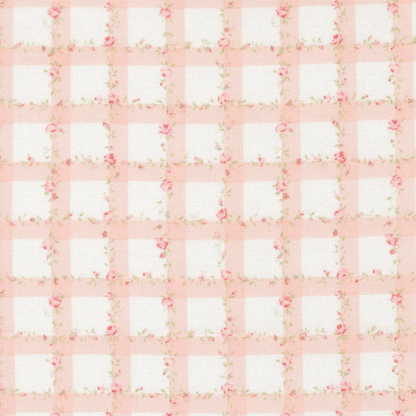 Abide Quilt Fabric by Brenda Riddle Designs Pink 18793 11 for Moda Fabrics - Jammin Threads